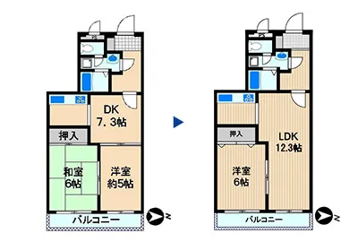 間取り図の写真
